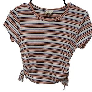 “4 for 20” Sky & Sparrow Stripped T-Shirt with length adjustable straps T-shirt